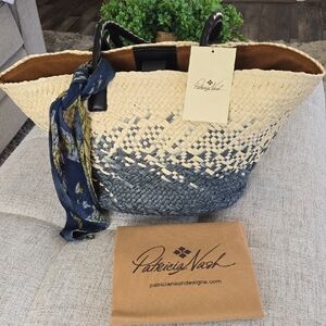 NWT Patricia Nash Specialty Woven Collection Tote